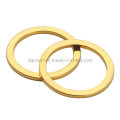 Custom Size Gold Plating Neodymium Ring Magnets